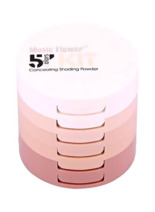 يوكانبي مجموعة بودرة تحديد الوجه من 6 قطع بيج - Image 2