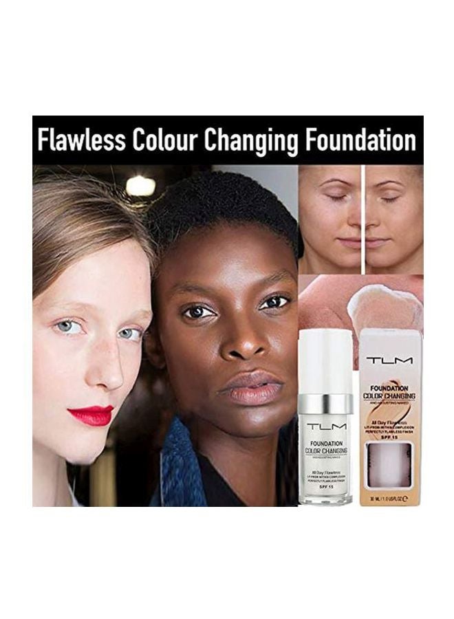 تي إل إم كريم أساس سائل ومتغير اللون بعامل الحماية من الشمس SPF ‎15 نود - Image 3