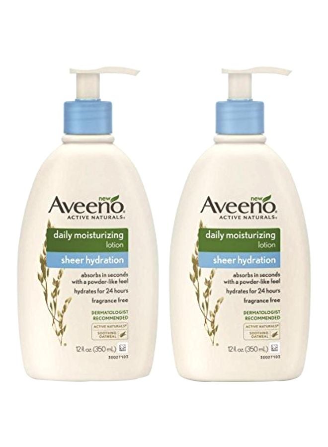 Aveeno Pack Of 2 Sheer Hydration Daily Moisturizing Lotion - Image 1