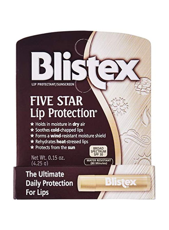 بليستكس واقٍ للشفاه فايف ستار بعامل الحماية من الشمس 30، مجموعة من 6 قطع - Image 2
