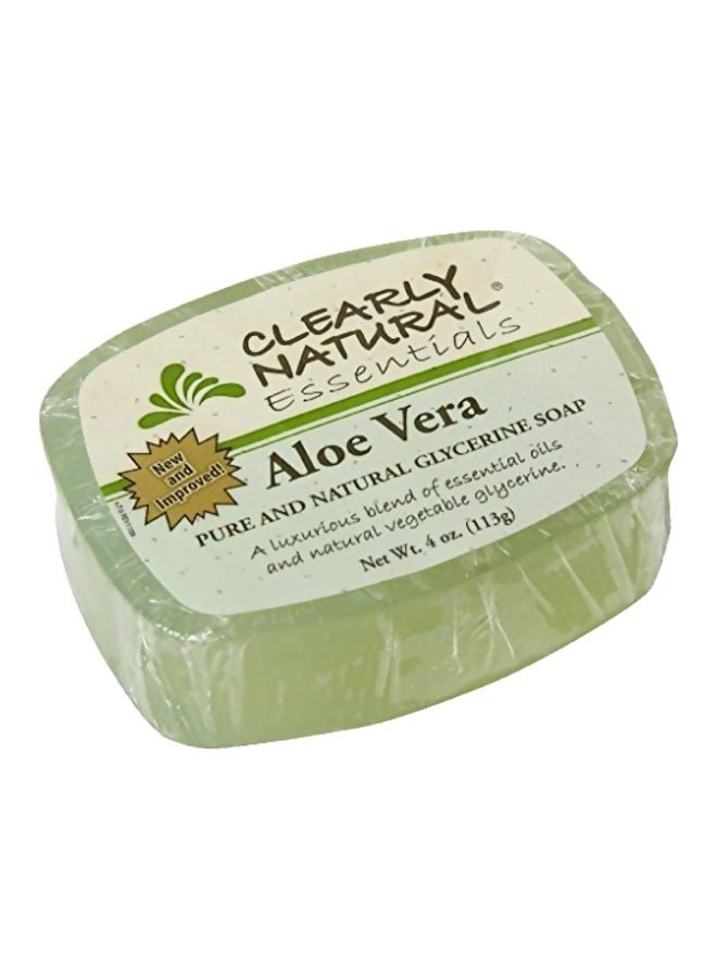 Clearly Natural - 3-Piece Aloe Vera Glycerine Soap - Image 1