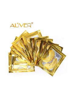 ALIVER Pack Of 10 Crystal Collagen Eye Mask  - Image 2