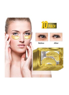 ALIVER Pack Of 10 Crystal Collagen Eye Mask  - Image 3