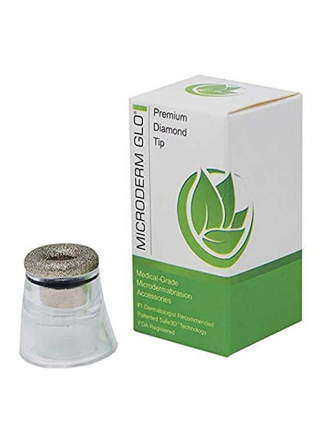 Microderm GLO Replacement Premium Diamond Tip Silver - Image 1