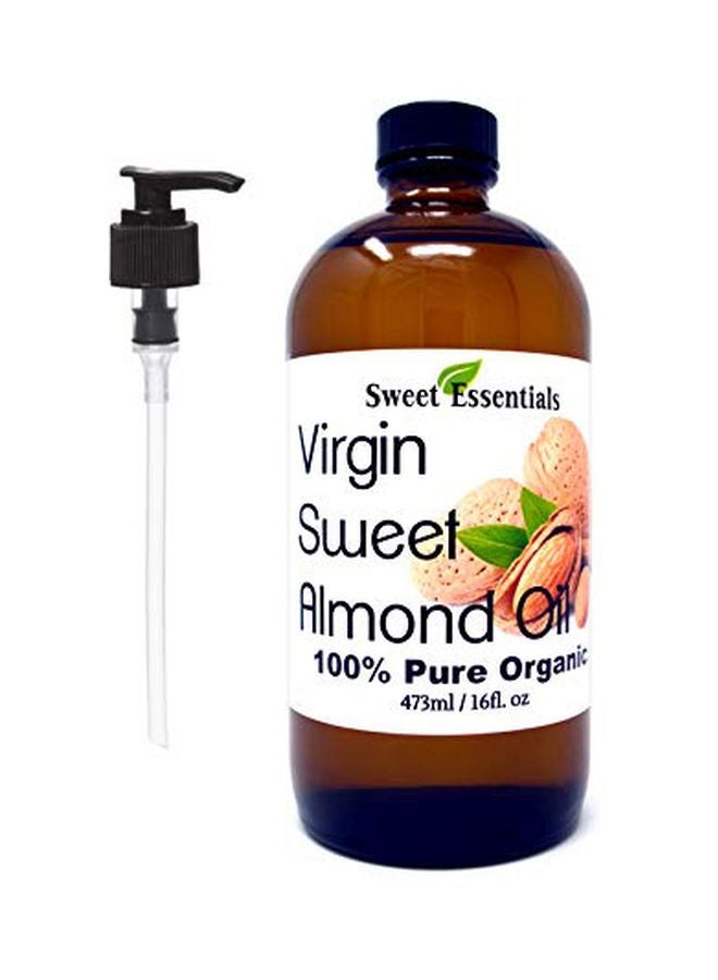 Sweet Essentials Unrefined Sweet Almond Oil Pale Golden 473ml - Image 1