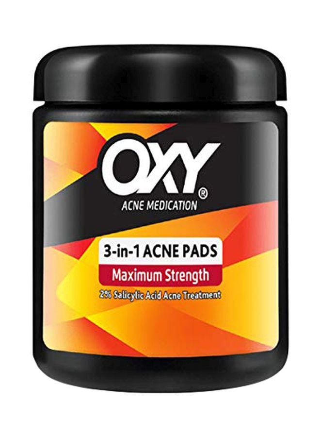 Oxy 90-Piece 3-In-1 Maximum Action Treatment Pads White