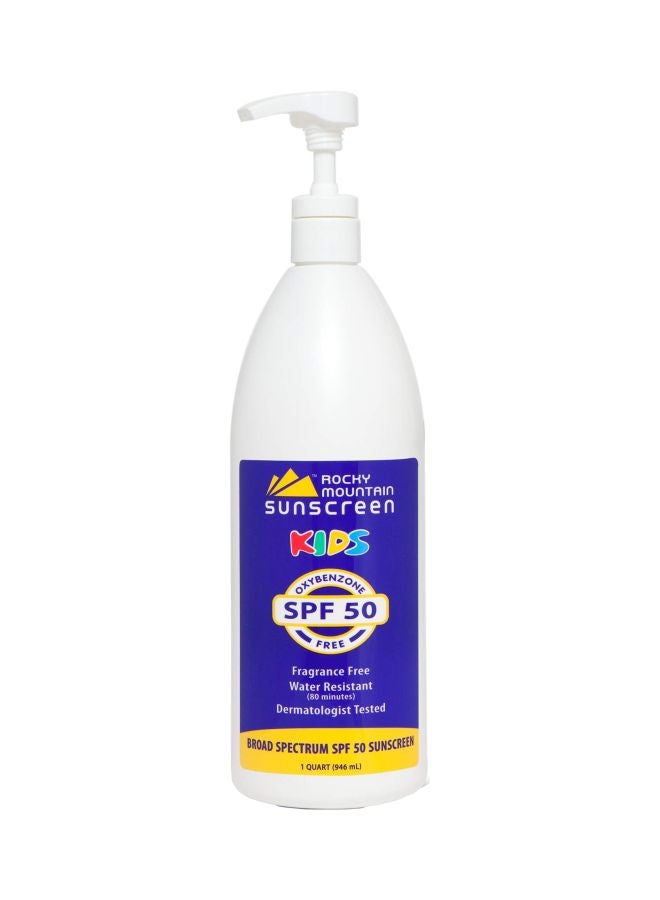 روكي ماونتن كريم واقٍ من الشمس وخالٍ من الأكسيبنزون بعامل حماية من الشمس SPF 50 946ملليلتر  - Image 1