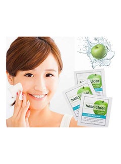 hello cider Pack Of 25 ACV Face Wipes White  - Image 3