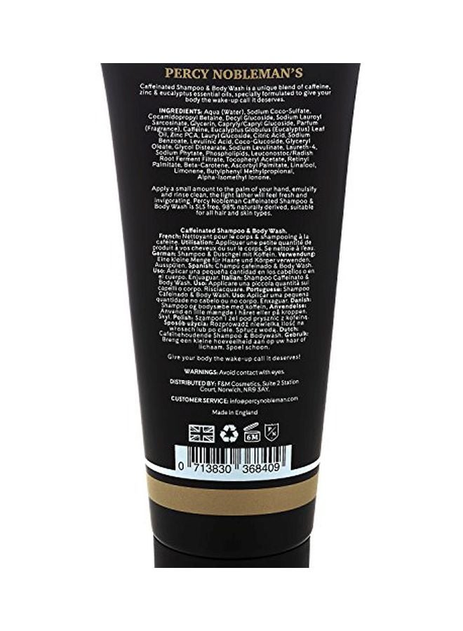 Percy Nobleman Caffeinated Shampoo And Body Wash 200ml - Image 2