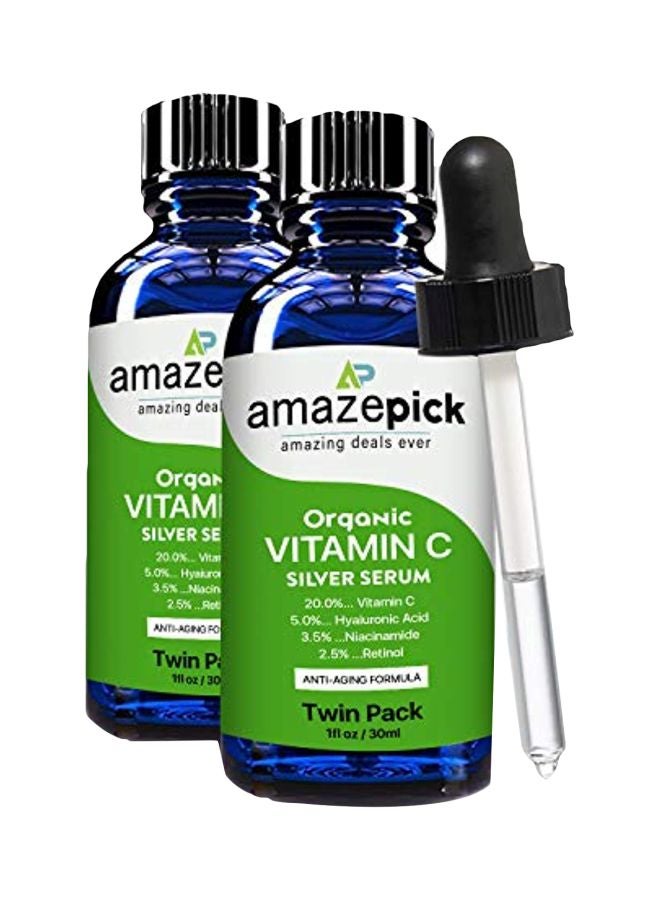 AmazePick Pack Of 2 Vitamin C Serum Clear 30ml - Image 1