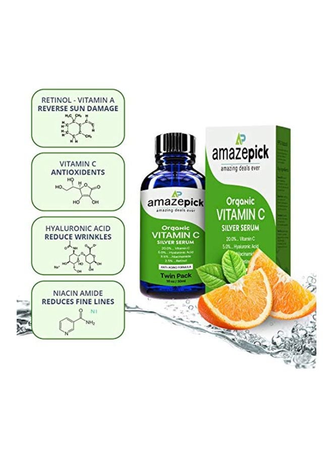 AmazePick Pack Of 2 Vitamin C Serum Clear 30ml - Image 5