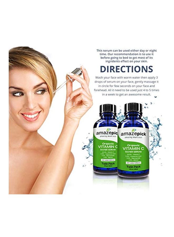 AmazePick Pack Of 2 Vitamin C Serum Clear 30ml - Image 3