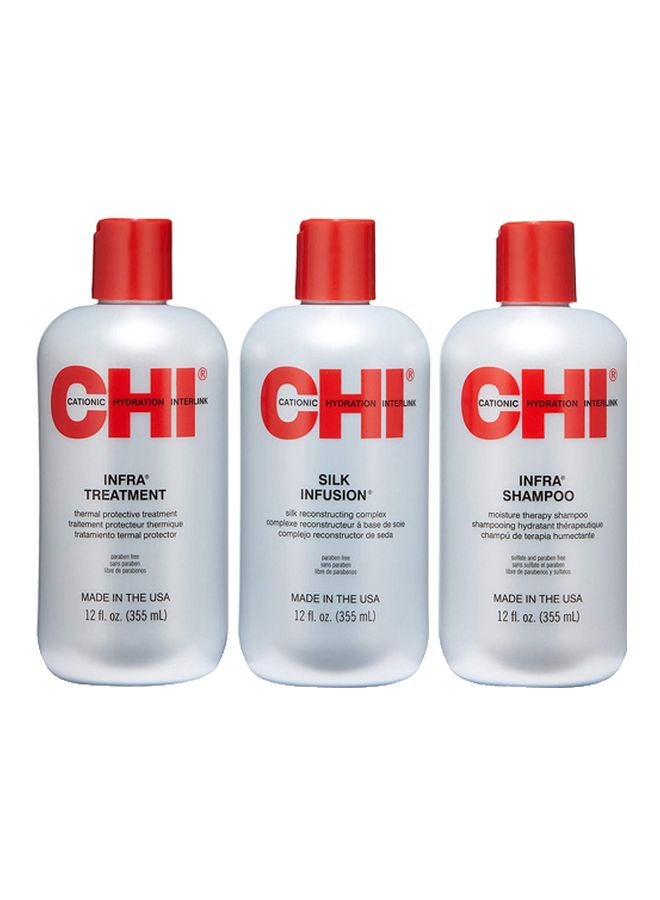 تشي مجموعة شامبو إنفرا وسيلك إنفيوجن وإنفرا تريتمنت الثلاثية - Image 1