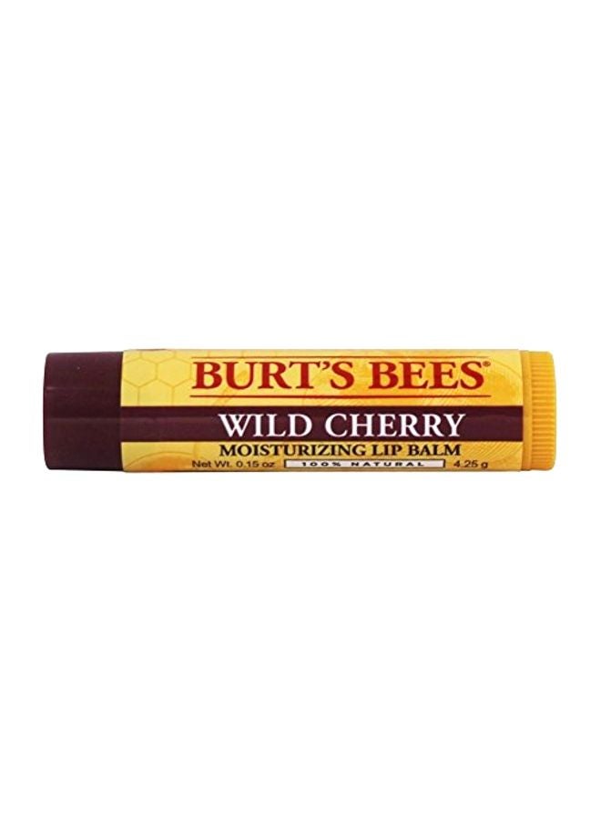 Burt's Bees Wild Cherry Moisturizing Lip Balm - Image 1