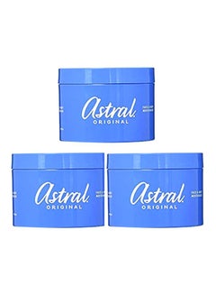 ASTRAL Pack Of 3 Original Face And Neck Moisturising Cream 500ml 