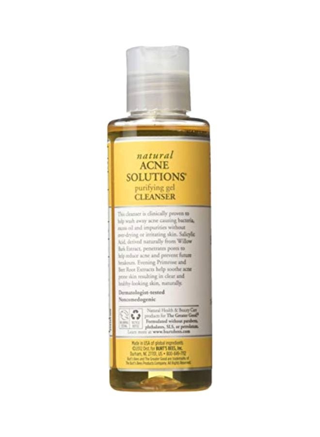 Burt's Bees - Pack Of 12 Natural Acne Solutions Purifying Gel Cleanser - Image 1
