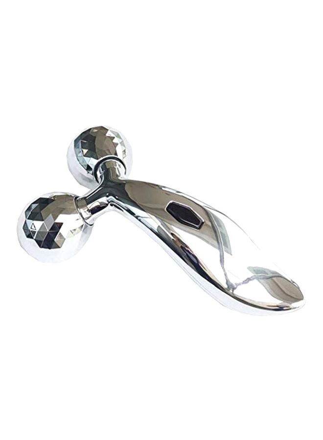 3D-Roller Facial Massager Silver - Image 1