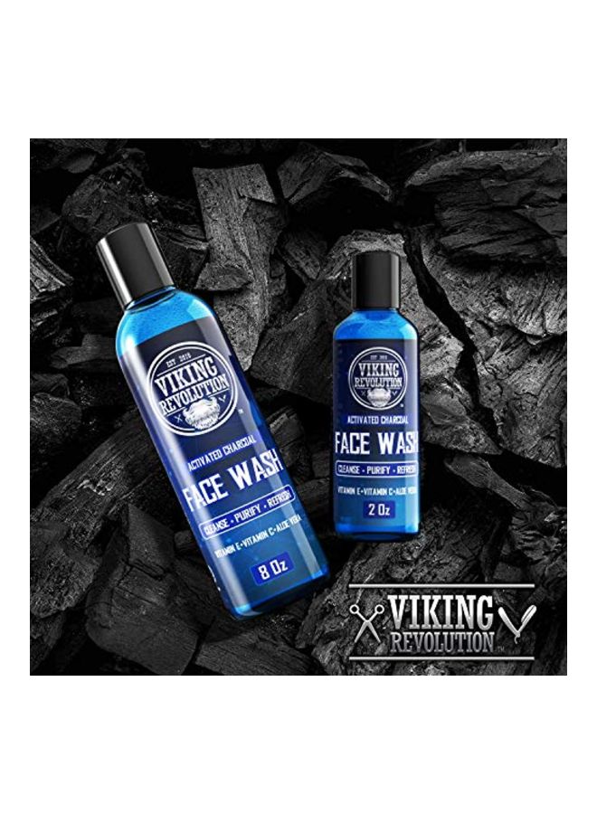 Viking Revolution Pack Of 2 Activated Charcoal Face Wash  - Image 2