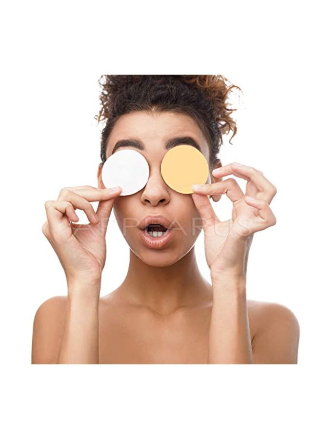 مجموعة إسفنج مضغوط للوجه مكونة من 25 قطعة أبيض - Image 3