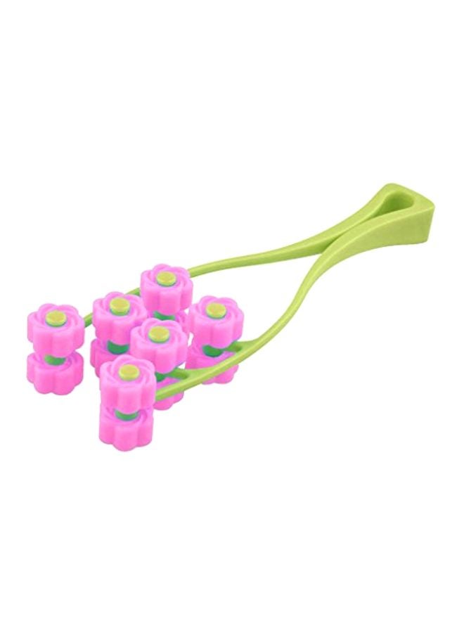 فرشاة تدليك الوجه أخضر / وردي - Image 1