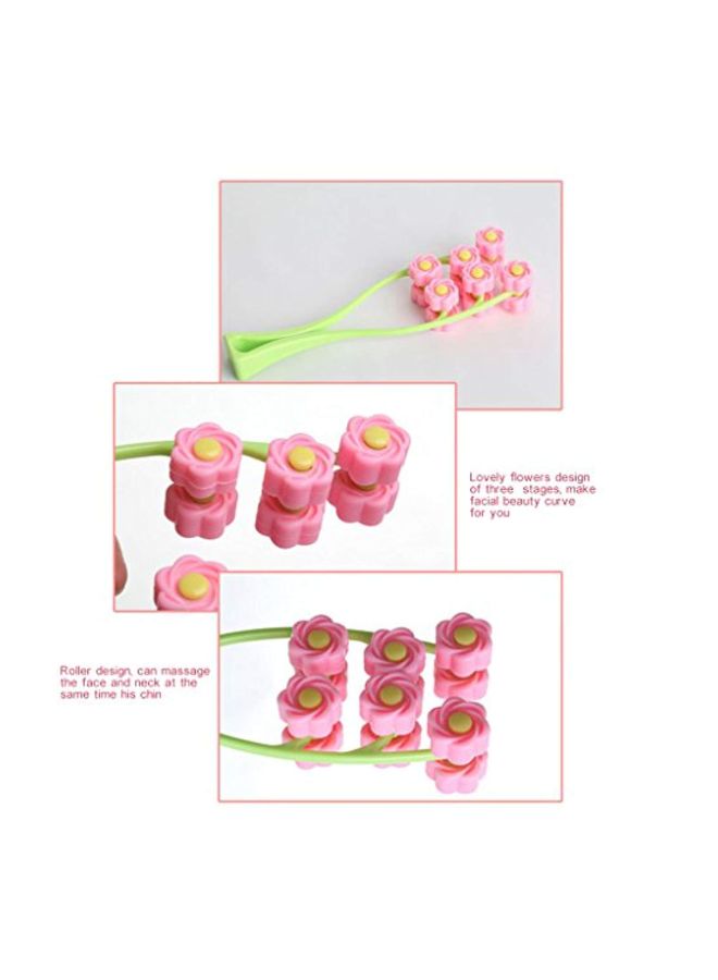 فرشاة تدليك الوجه أخضر / وردي - Image 3