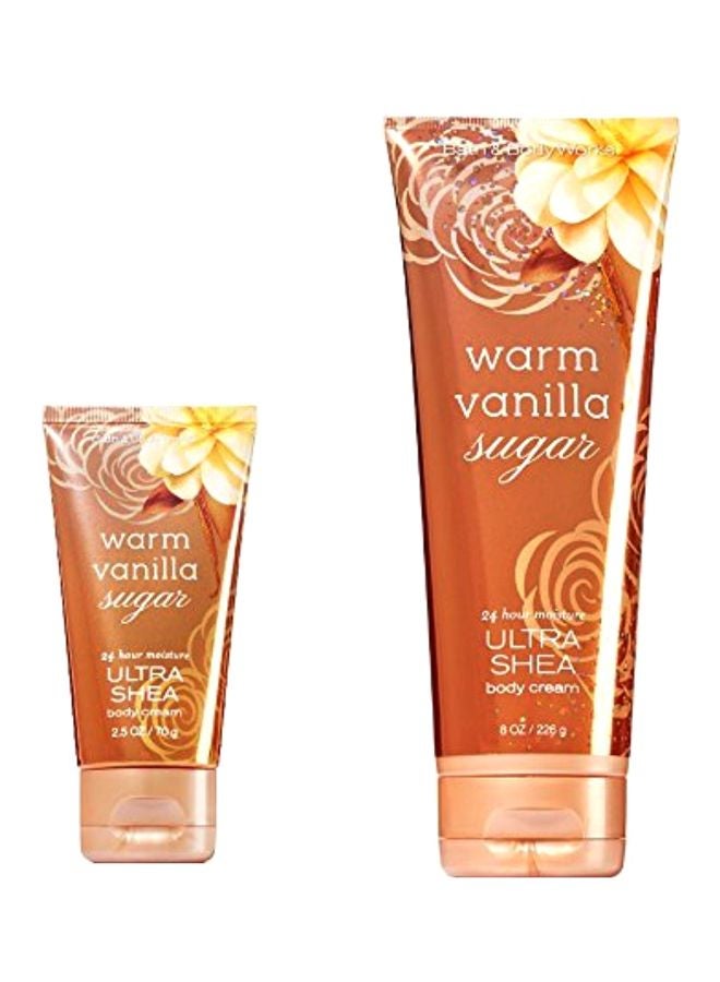 باث آند بودي وركس مجموعة كريم الجسم وورم فانيلا شوجر بخلاصة الشيا مكونة من قطعتين