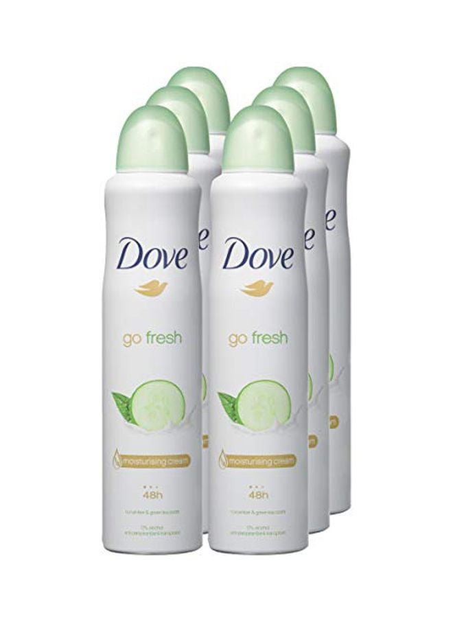 6-Piece Deodorant Antiperspirant Spray 150ml - v1571563317/N30624608A_1