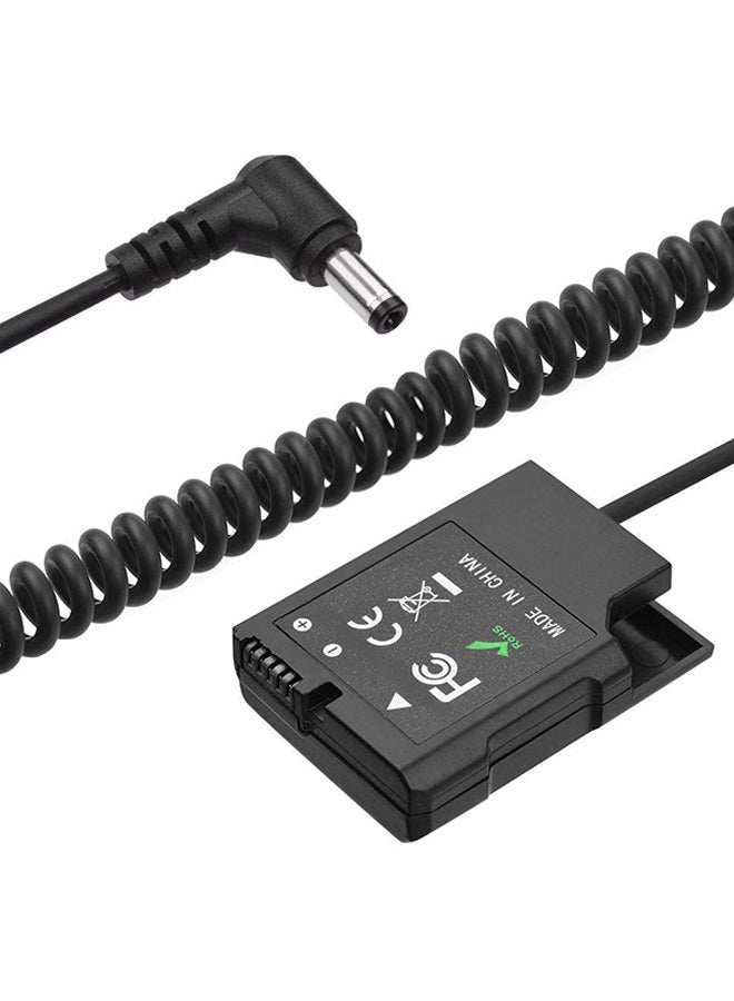 ANDOER LP-E17 Dummy Battery Pack DC Coupler Black/Silver - Image 3