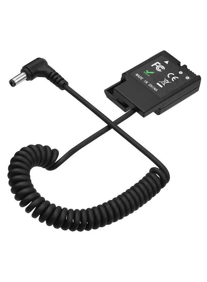 ANDOER LP-E17 Dummy Battery Pack DC Coupler Black/Silver - Image 1