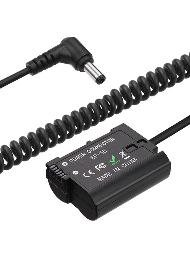 ANDOER EN-EL15 Dummy Battery Pack DC Coupler Black/Silver - Image 3