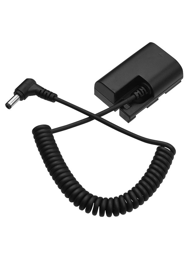 ANDOER LP-E6 Dummy Battery Pack DC Coupler Black/Silver - Image 2