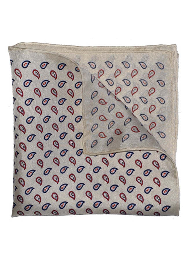 Imperialist - Cedar Pocket Handkerchief Beige/Blue/Black - Image 1