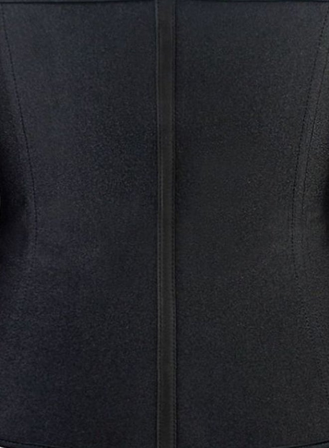 Belly And Waist Cincher Body Shaper Corset Black  - Image 3