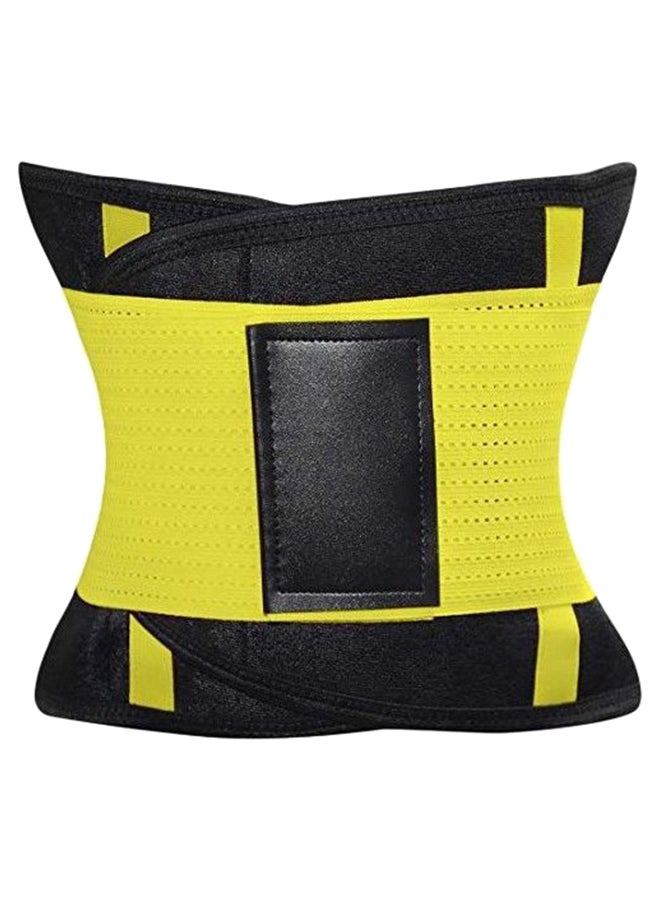 Adjustable Trainer Belt Waist Cincher Shapewear Yellow/Black - Image 1