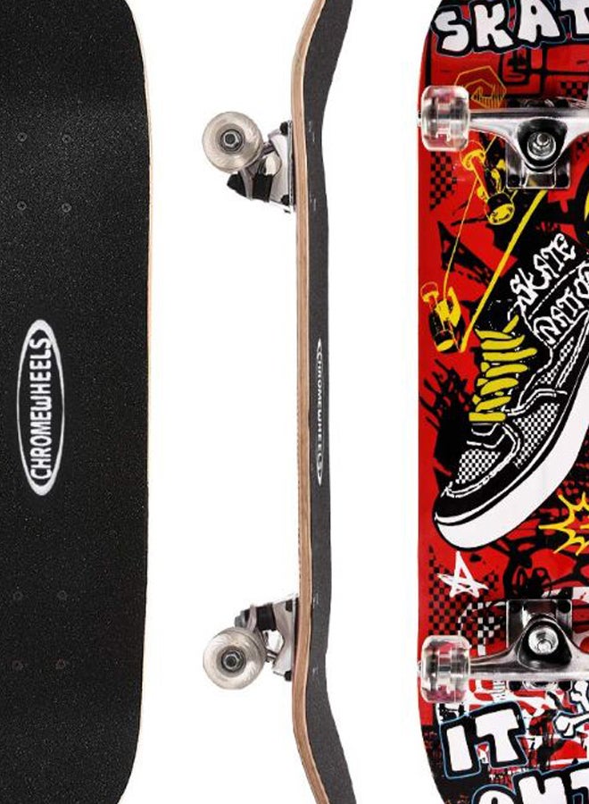 Adhesive Skateboard Sticker And Flash Wheel With Carry Bag 31.8inch - Image 2