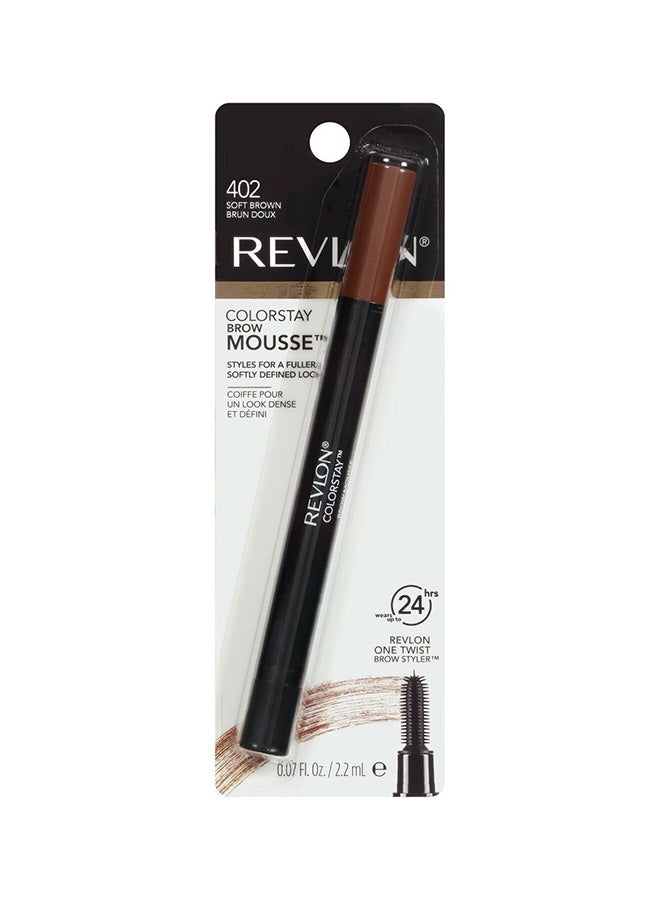 Revlon ColorStay Brow Mousse Soft Brown 402  - Image 2