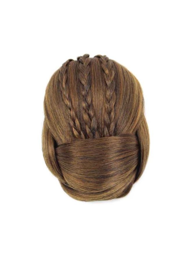 Stylish Braided Wig Brown