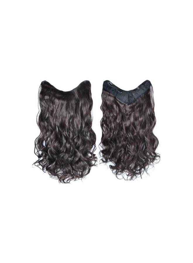 Generic V-Shaped Long And Curly Hair Extension Black 