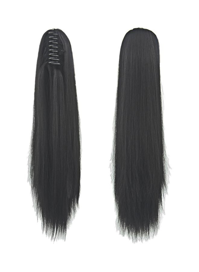 وصلة تطويل  شعر مستقيمة أسود 22بوصة