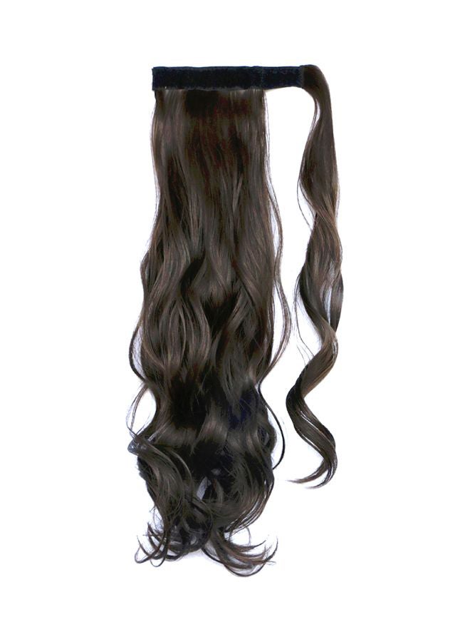 Wavy Hair Ponytail Extension Brown