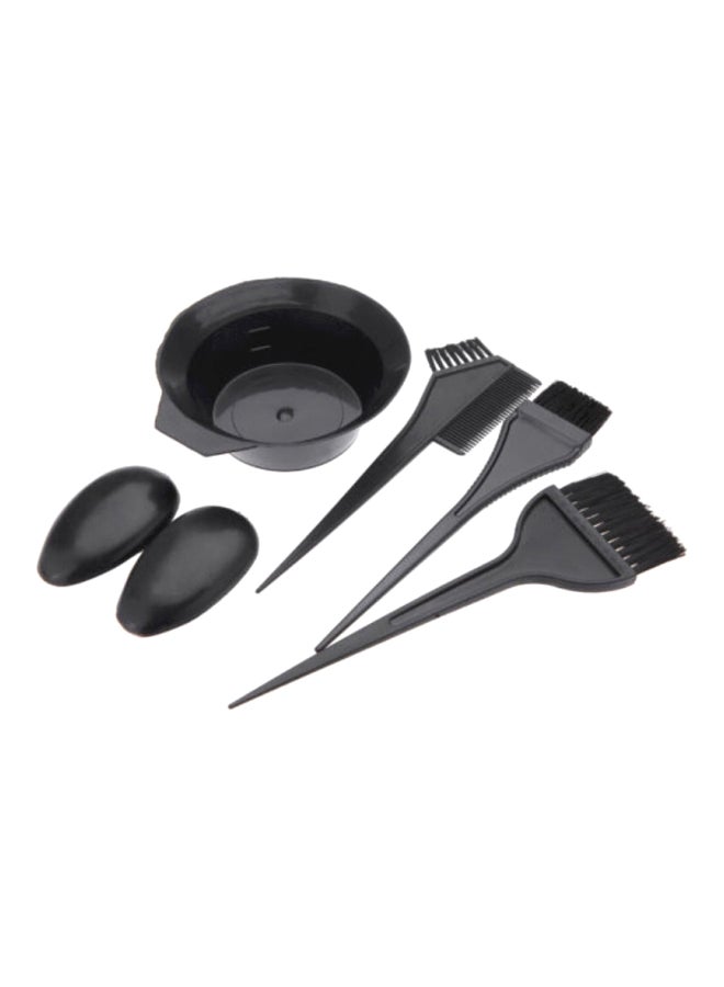 5-Piece Hair Dyeing Tool Black - Image 1