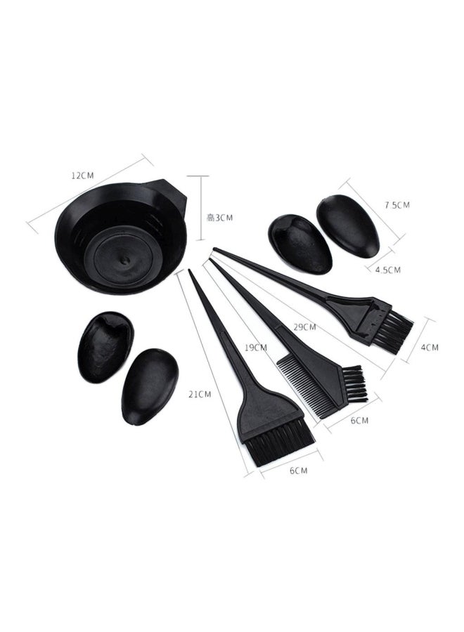 5-Piece Hair Dyeing Tool Black - Image 4