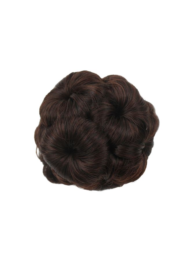 ماركة غير محددة - كعكة شعر طبيعية ومجعدة كيرلي . بني - Image 1