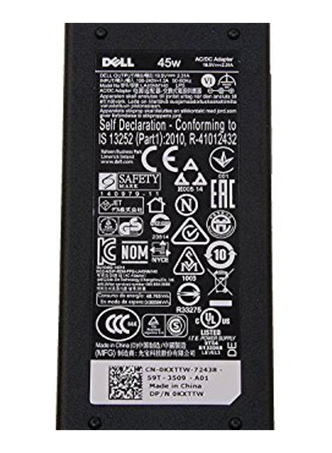 DELL Laptop AC Adapter Charger Black - Image 2