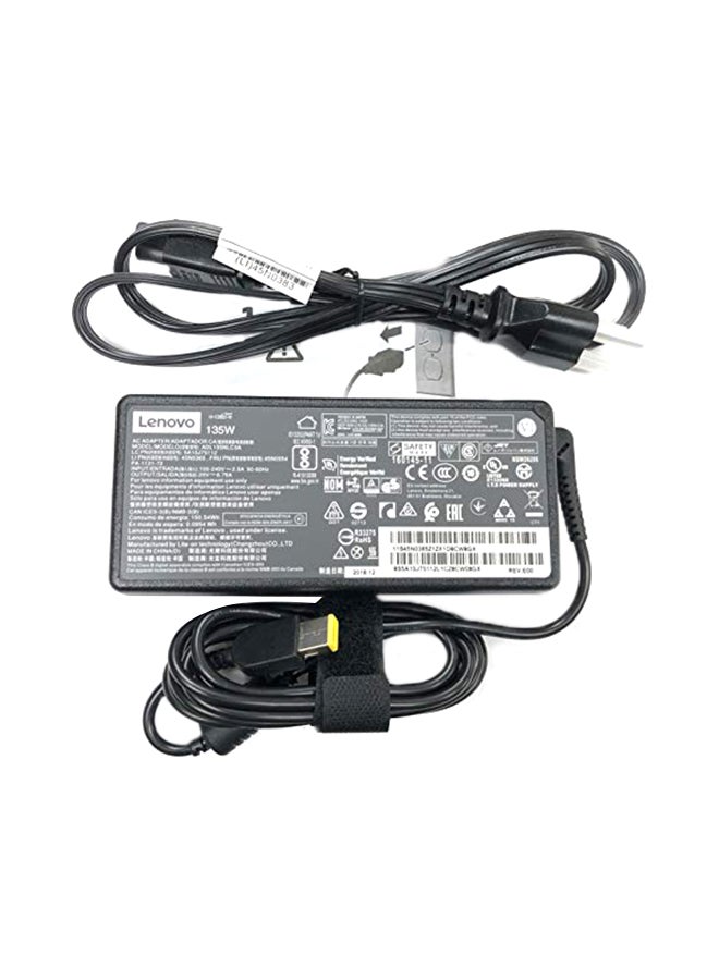 Lenovo Laptop AC Adapter Charger Black - Image 1