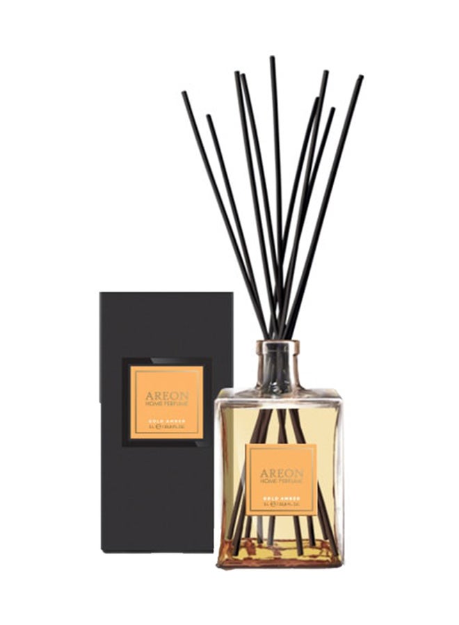 أريون أعواد عطرية منزلية ذهبية اللون برائحة العنبر أصفر/بيج/شفاف 1لترات - Image 1