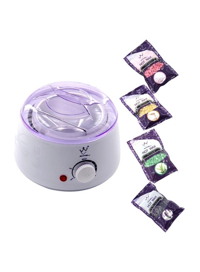 Professional Heater With Hot Wax White/Purple