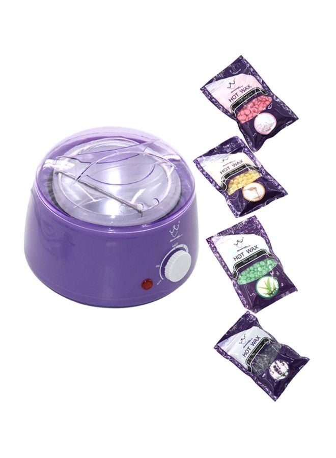 جهاز تسخين الشمع مع شمع أرجواني
