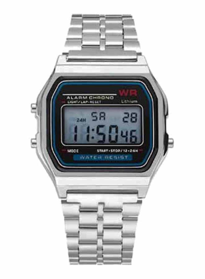 Generic - Women's 5-Piece Stainless Steel Digital Watch And Bracelet Set 8350 - Image 1
