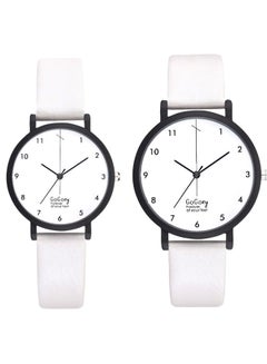 2-Piece Fashion Analog Couple Watch Set NSSB037002131